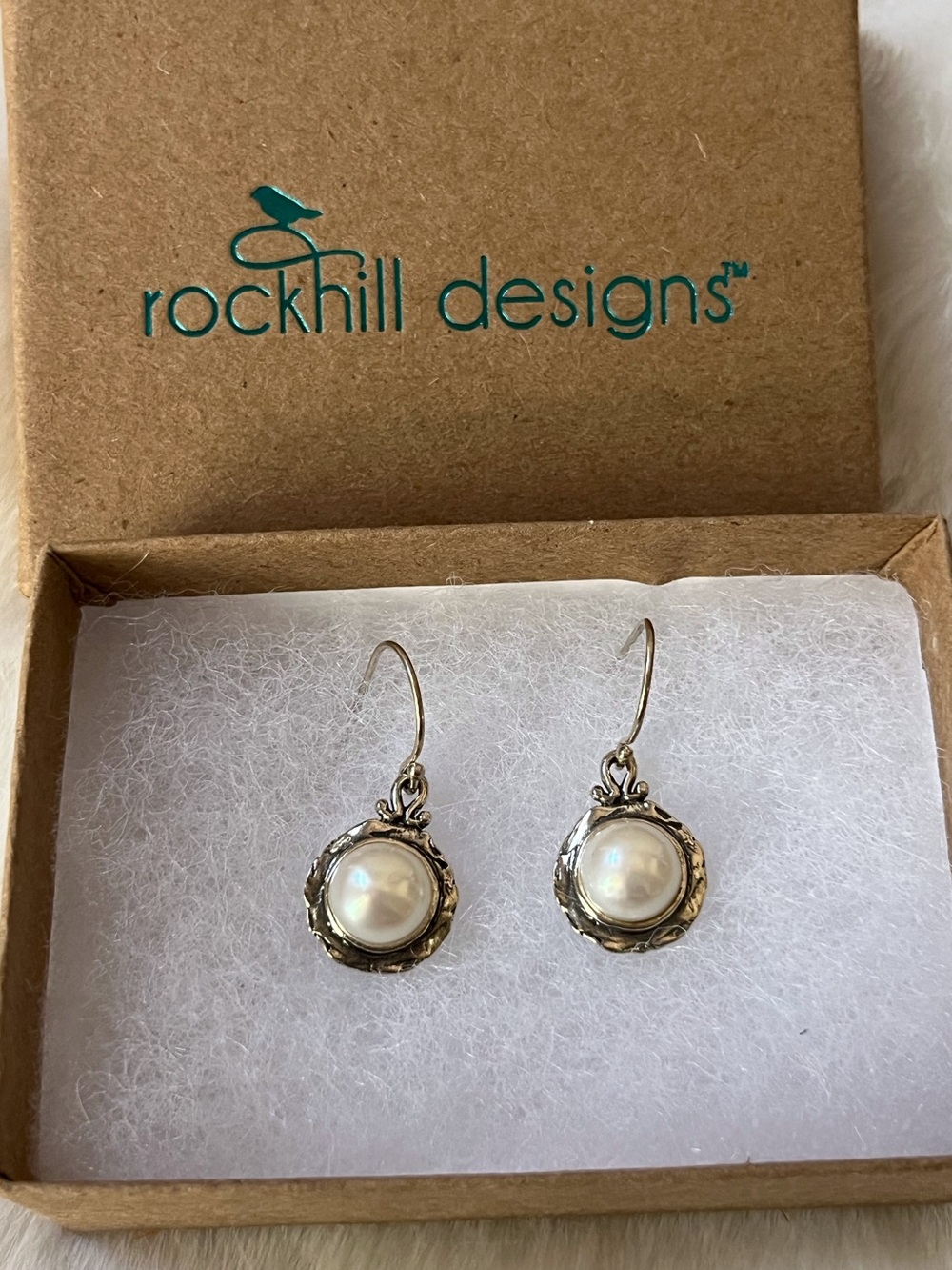 Freshwater Pearl Sterling Silver Earrings